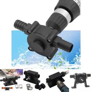 드릴 양수기 물빼는 펌프/워터/휴대용/물펌프/드릴용/전동/텃밭/가정용/다용도/핸드/만능/원예/원예용/정원