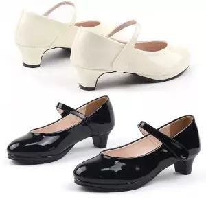 [아이잼슈즈]합창단 교복 에나멜 초등학생 주니어 아동 여아굽구두