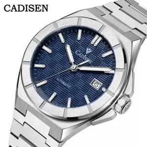 남성 시계 기계식 오토매틱 명품 손목시계 카디센 남자 새 비즈니스 일본 40MM AR 사파이어 100M 방수