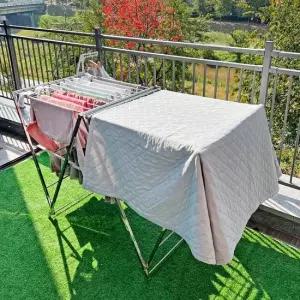 메가브리즈 튼튼한 접이식 빨래건조대 이불건조대 그랜드 5인이상