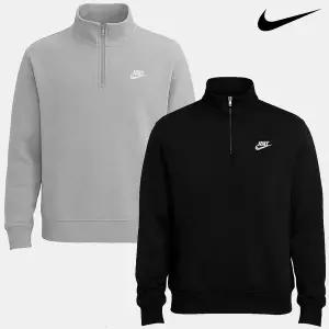 [나이키](국내매장판)나이키 NSW 클럽 남성 하프집업 플리스 상의(FN3865)