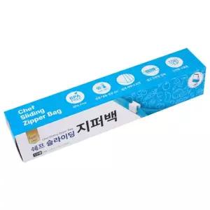 12매 대형 슬라이딩 쉐프 지퍼백 33X32-백.위생백.지퍼.슬라이딩.비닐.봉투.봉지.밀폐.보관.가성비