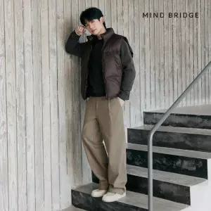 (택가 79,900원)마인드브릿지 [웜]코튼와이드원턱밴딩팬츠 MYPT7151