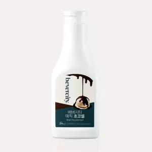 세미 베버시티 매직 초코쉘 소스 450g /스트라치아텔라 초코쉘 코팅 다크 초코 시럽