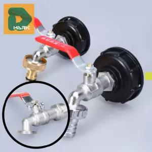 탱크 수도커넥터 연결 수도꼭지 밸브 피팅 물통 배출 농업용 호스 부속 어댑터 정원 플라스틱 탱크 IBC