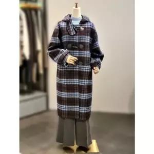 [갤러리아] ab.f.z 핸드메이드 떡볶이 단추 후드 더플 롱 코트 ACZ4HC03K