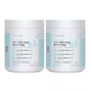 대웅 아임헬씨 초유 산양유 프로틴 콜라겐 단백질 210g X 2개 곡물맛 파우더 유산균 미네랄
