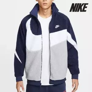 [나이키] 쉐르파 자켓 /Z2- BQ6546-411 / 남성 M NSW VW SWSH FULLZIP JKT 스우시 풀집 재킷