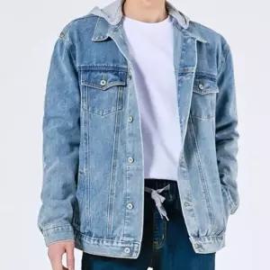 남자 후드 청자켓 워싱 남성 봄 가을 모자 청자켓 빅사이즈여성청자켓 청자켓남자 여성데님자켓