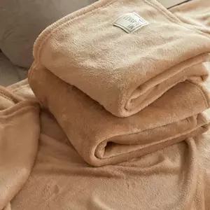 중형 담요 마이크로 캠핑 부드러운 극세사 담요 낮잠 가을 겨울 사무실 어린이 유아 아기 차량 무릎 안전