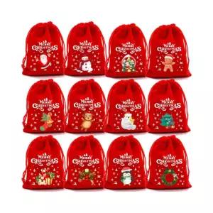 크리스마스 산타 선물 주머니 초콜릿 교회 크리스마스 선물 단체 유치원 장식 포장 사탕 주머니