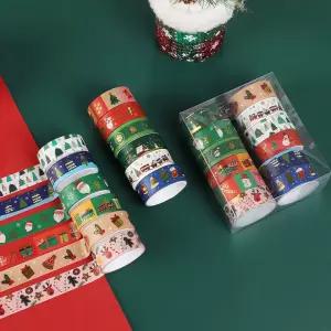 크리스마스 마스킹 테이프 세트 마테 포장 선물 성탄절 종이 문구 다꾸 귀여운 산타 트리 종이 크리스마스