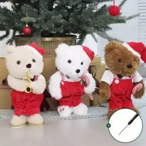 크리스마스 춤추는 댄싱 곰돌이 인형 크리스마스선물 말따라하는 인형 인테리어 장식 성탄절선물