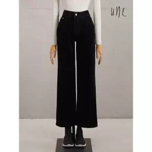 [하프클럽/윈]UNE벨벳터치 히든밴딩 기모팬츠