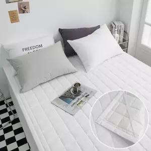 [프로셀러] 샤이니 순면 밴딩패드 K 화이트 단품 카페트겸 패드