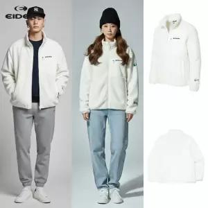 [백화점 출고] 아이더 플리스 남자 여성 네오 그리드 유니 자켓 크림 털 뽀글이 점퍼 후리스