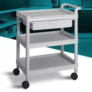 레이 식당 트롤리 선 서빙카트 주방 운반 웨곤 다용도서랍 3단 배식카왜건 구왜곤 무빙수납장