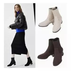 잔여재고까지만 빈스카뮤토 라그라치아 가죽 부츠 슬립온 균일가