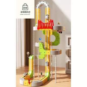 아이 장난감 마법의 자석 자동차 교통수단 트랙 큐브 어린이 교육용 고속철도 기차 장난감 남녀 공용 DIY