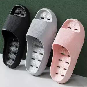 [에이치플러스몰]물빠짐 화장실 슬리퍼 미끄럼방지 욕실화 두툼 슬리퍼 젤리슬리퍼