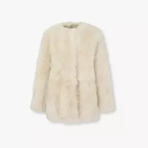 [롯데백화점]보브 라운드넥 시어링 무스탕 자켓(7115475906)