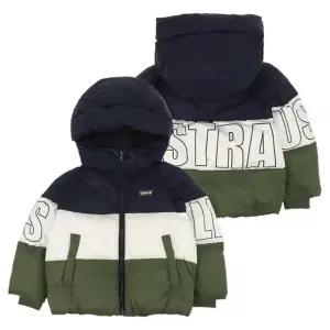 [갤러리아] (리바이스키즈)컬러블럭숏패딩(V254PM340P)