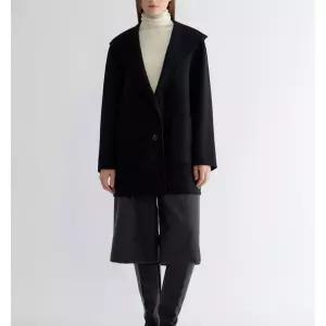 [쉬즈미스]울 블렌드 핸드메이드 후드 코트_SWHCTO42090