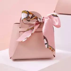 인조 가죽 선물 포장 가방 만들기 쇼핑백 구디백 스카프 백 답례품 생일 상자 박스