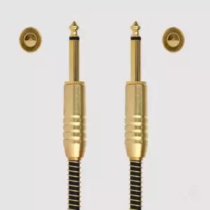 국산 양쪽 수수 TS 5.5 모노 마이크 케이블 단자 오디오잭 긴 어댑터 커넥터 연결 기기 음향 장비 젠더 아