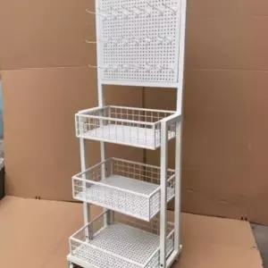 타공 철제 가판대 타공보드 진열장 소품 진열대