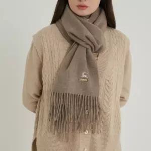 [고비(GOBI)]GOBI 고비 캐시미어 100% 오가닉 산양자수 머플러 170x30 브라운 0057 선물 포장