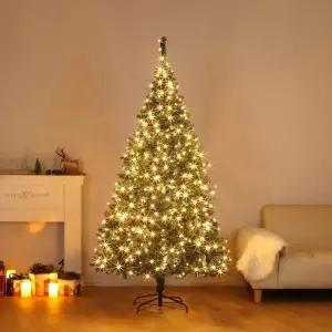 카페인테리어 초대형 크리스마스트리 풀세트 210 LED전구 세트 초등학교트리 크리스마스용품