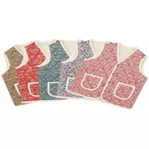 [파라고나][1+1+1] 3장세트 촌캉스  꽃무늬 누빔 경량 방한 조끼 E25V401