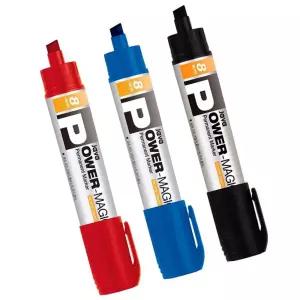 자바 사각닙 유성매직 단색 8mm 12개 1세트유성마카