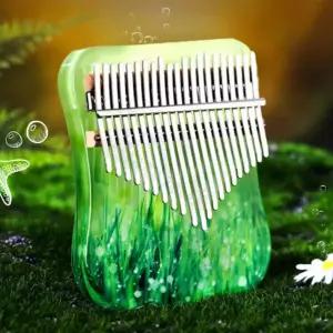 21키 칼림바 전문가용 성인 초보자용 아크릴 휴대용 엄지 피아노 어린이용 키보드 악기