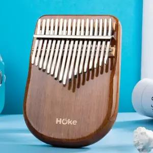 21키 칼림바 솔리드 우드 미니 소형 어린이용 전문가용 17키 초보자용 키보드 악기 휴대용
