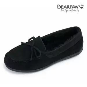 [베어파우](하남점)(BEARPAW) 여성 양털모카신 아미리 AMIRI 블랙 K2949001RD