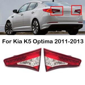 왼쪽 오른쪽 자동차 후면 LED 테일 라이트 램프 스톱 브레이크 Kia K5 Optima 2011 2012 2013 용 내부