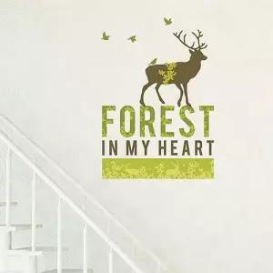 포레스트 디자인스티커 시트지 벽지 포인트스티커 W249720