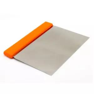 실리콘 손잡이 연질 스크래퍼/베이킹/제빵/빵/도넛/용/베이커리/반죽칼/커터/다용도/다목적/떡/업소/전용칼