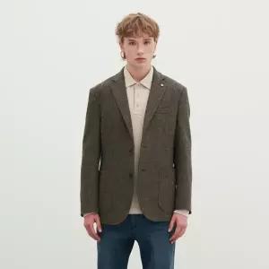 [롯데백화점]웰메이드 울혼방 헤링본 자켓 MUEFU4W9301