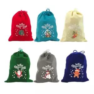크리스마스 선물주머니 교회 학교 학원 선물 기프트백 6종세트