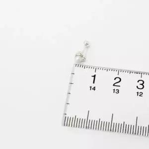 [하프클럽/]여자 하트 포인트 미니멀리즘 925 진주 피어싱