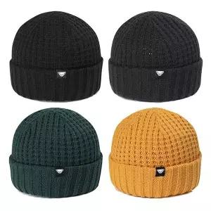 [아웃도어스/다이나핏]다이나핏 공용 폴디드 와플 캐주얼 비니 YUW23C25