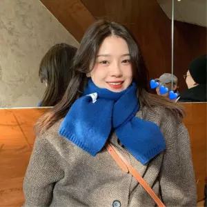 모던 무지 털실 니트머플러 베이직 댄디 남녀공용