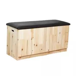 삼나무 투도어 쇼파 1P 수납장 벤치 의자 수납 원목