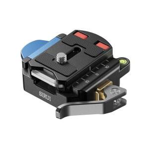 [미국배송] SIRUI 55MM 퀵 릴리스 플레이트 및 클램프 베이스 키트 1/4인치 3/8인치 스레드 카메라 마운트 어댑터 트라이포드 모노포드 DSLR 안정기용 부착 플레이트 QC-55