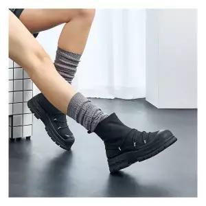 [25FW신상] 엘칸토 마쯔 여성 어글리스트랩 방한 부츠 4.5cm LCWA17M54V