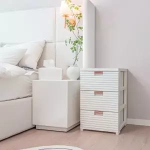 LINE 클래식 3단 플라스틱 서랍장