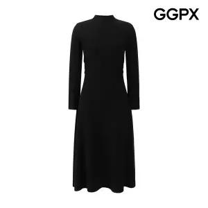 [GGPX] 웨이스트 셔링 반목 니트 원피스 (GPBOP011F)
